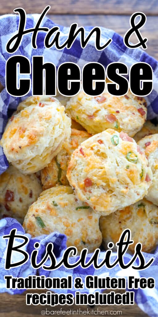Cheesy Biscuits with Ham are a kid favorite!